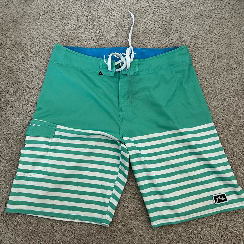 Mens Rusty Brand Sz 33 Board Shorts